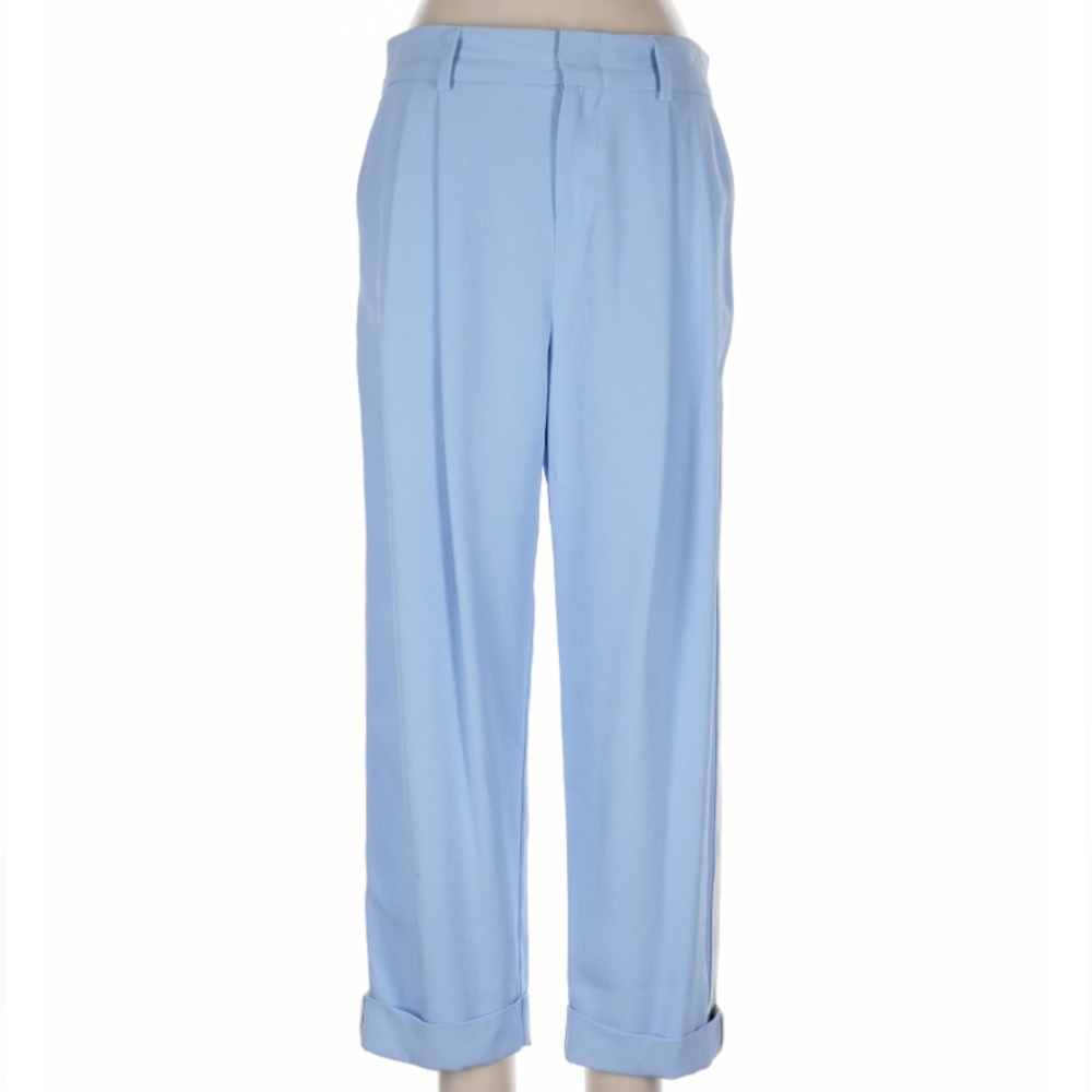 Woman’s Light Blue Tuxedo Work Pants